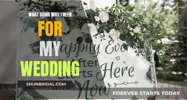 Wedding Signs: What You Need for a Perfect Day