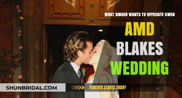 Which Pop Star Dreams of Officiating Gwen Stefani and Blake Shelton's Wedding?