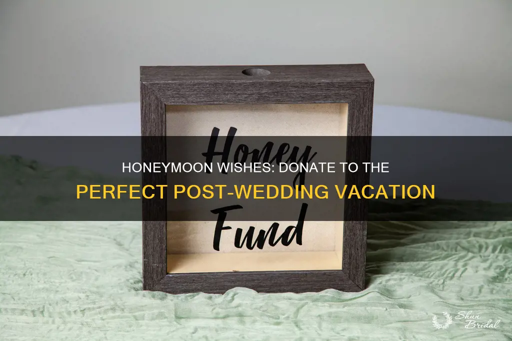 what site can you donate for wedding honeymoon