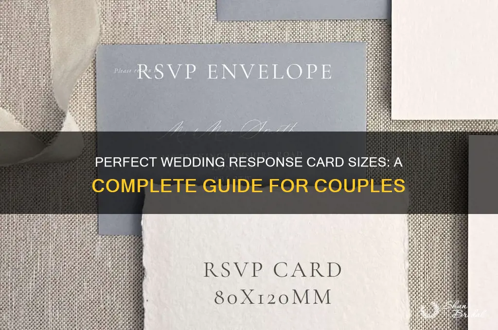 what size are response cards for weddings
