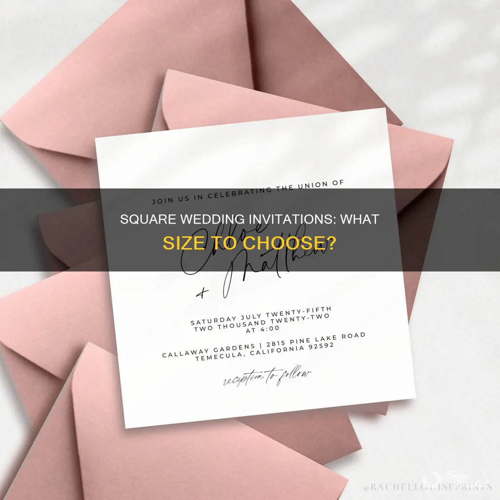 what size are square wedding invitations