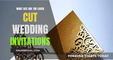 Laser-Cut Wedding Invites: Size and Dimension Guide