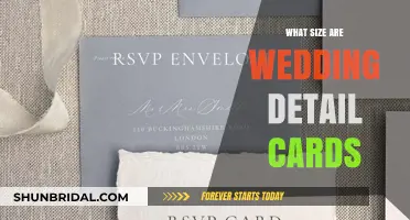 Perfect Wedding Detail Card Sizes: A Comprehensive Guide for Couples