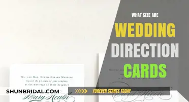 Perfect Wedding Direction Card Sizes: A Comprehensive Guide for Couples