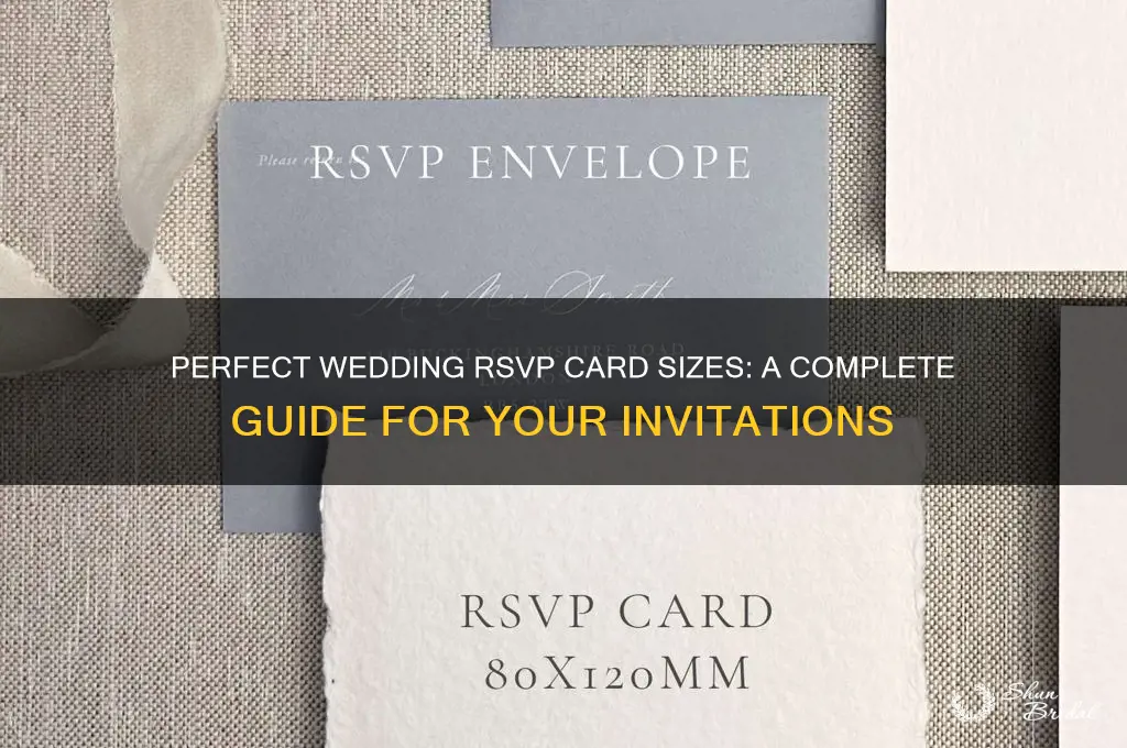 what size are wedding rsvp cards