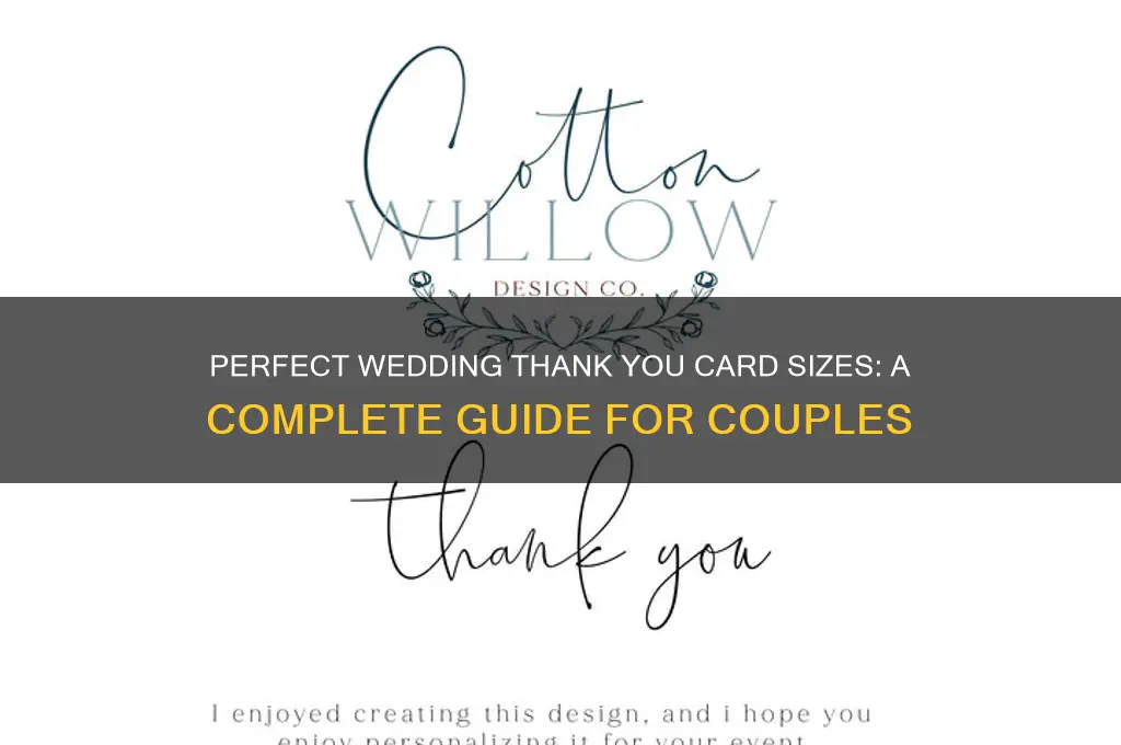 what size are wedding thank you cards