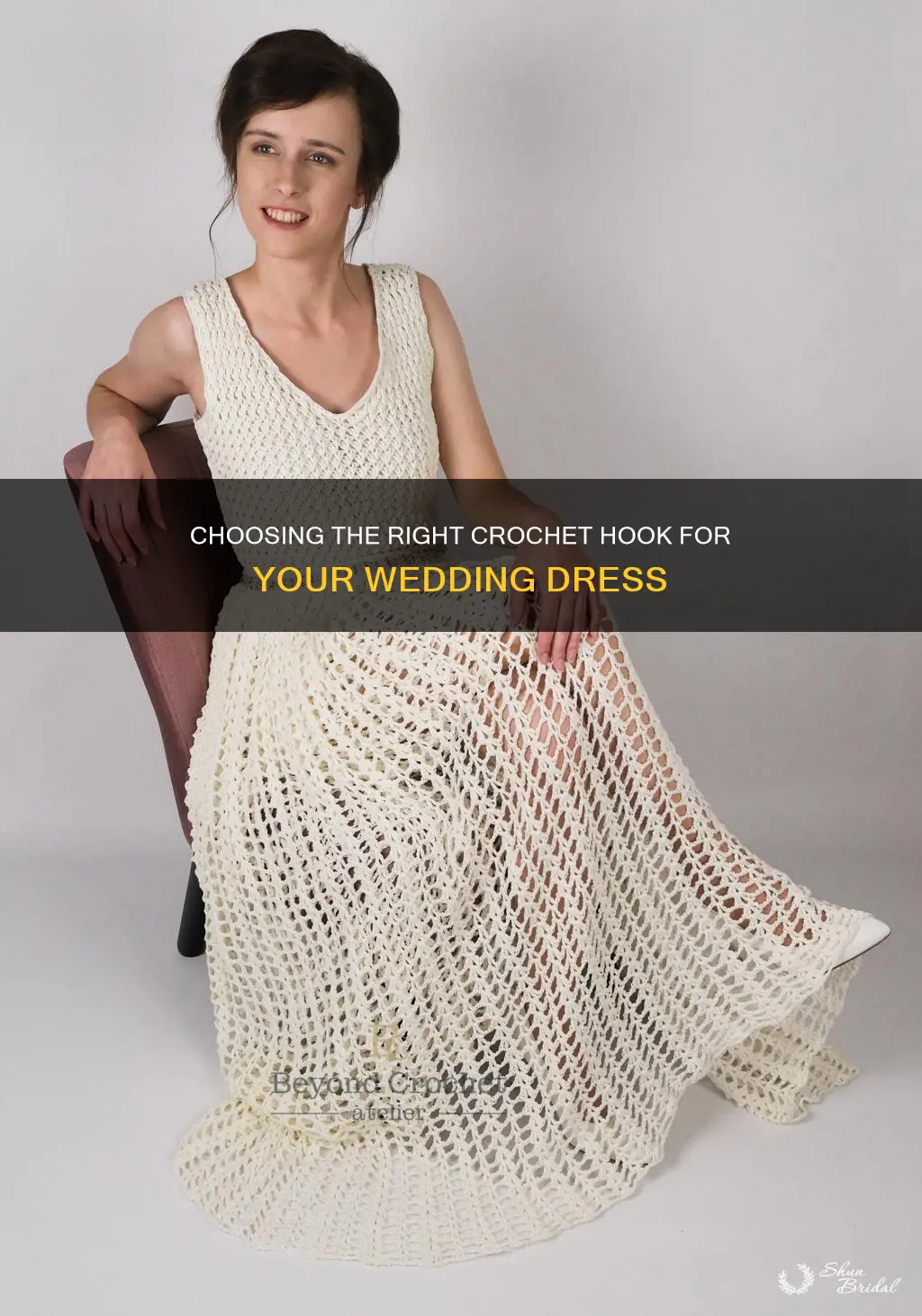 what size crochet hook for wedding dress