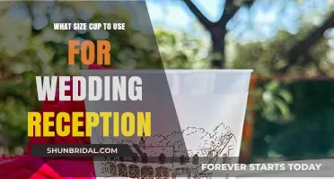 Choosing the Right Cup Size for Your Wedding Reception