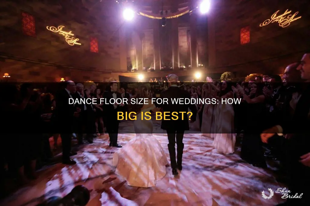what size dance floor do I need for my wedding
