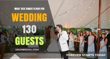 Perfect Wedding Dance Floor Size for 130 Guests: A Guide