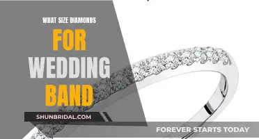 Wedding Band Diamonds: Size and Shine