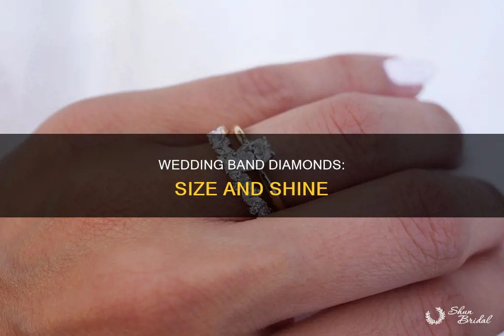 what size diamonds for wedding band