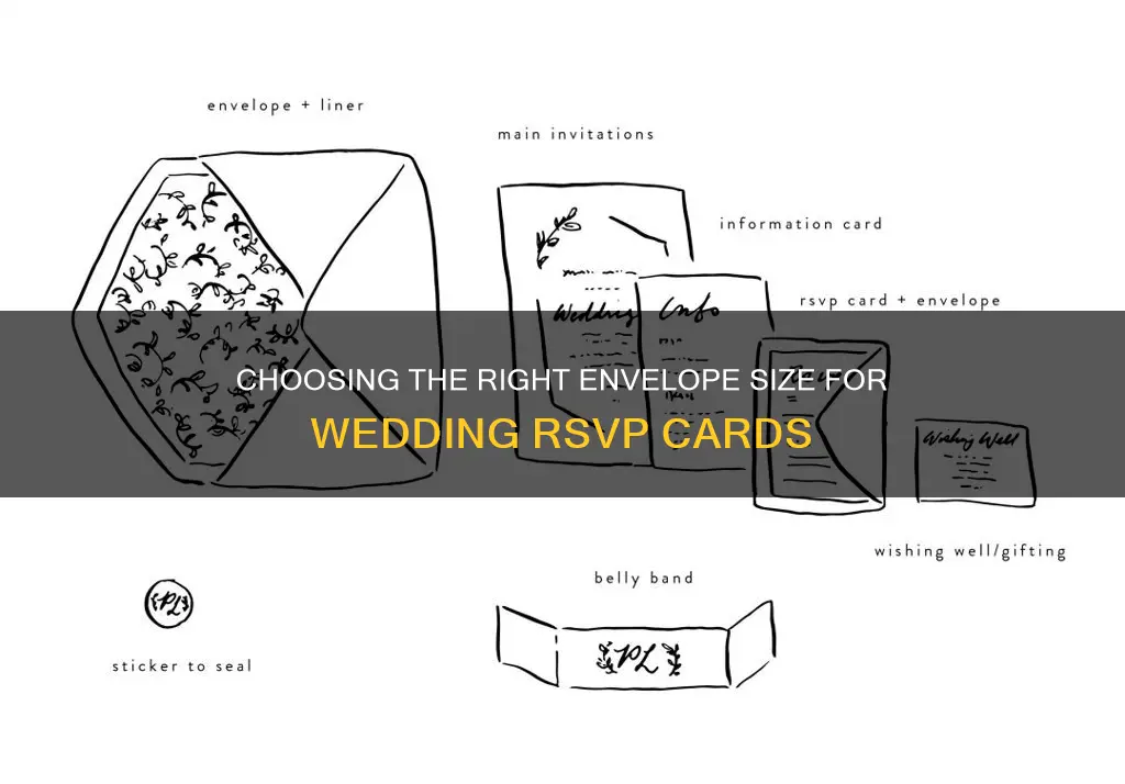 what size envelope does a wedding reception reply