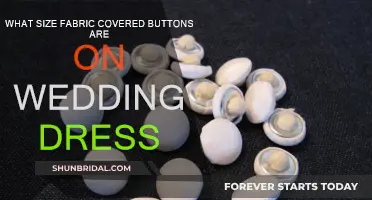 Fabric-Covered Buttons: Wedding Dress Details