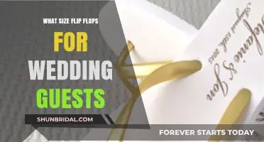 Choosing the Perfect Flip Flop Size for Wedding Guests