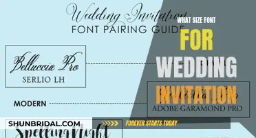 Choosing the Perfect Font Size for Your Wedding Invitations