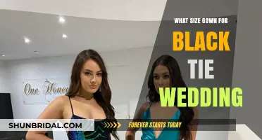 Perfect Black Tie Wedding Gown: Sizing Guide for Elegant Guests