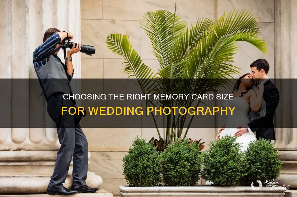 what size memory card for weddings