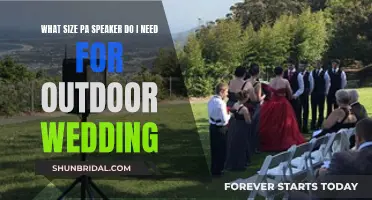 Choosing PA Speakers for Outdoor Weddings
