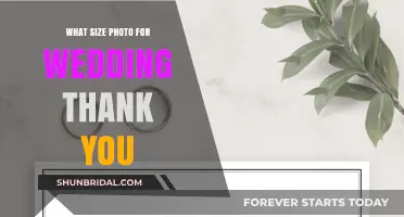 Wedding Thank-You Photo Size Guide for Cards and Prints