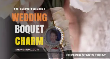 Wedding Bouquet Charm Photo Size Guide