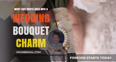 Wedding Bouquet Charm Photo Size Guide