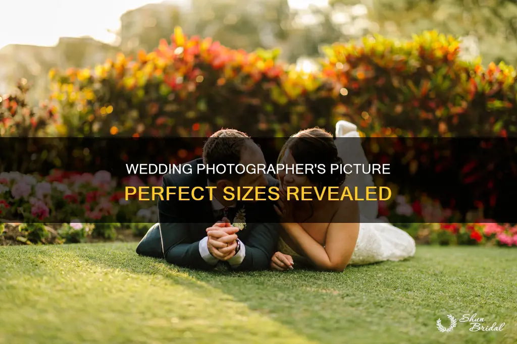 what size picturs do wedding photographers use