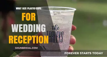 Choosing the Right Plastic Cup Size for Your Wedding Reception