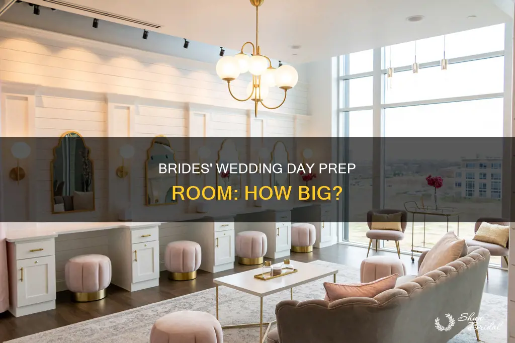 what size room do brides need to on wedding day