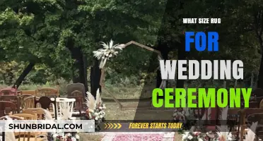 Choosing the Perfect Rug Size for Your Wedding Ceremony