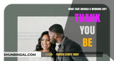 Perfect Wedding Gift Thank You Size: A Thoughtful Guide