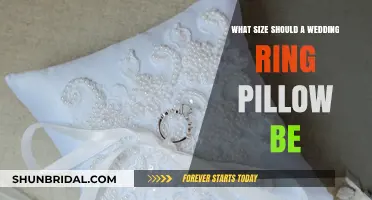 The Perfect Wedding Ring Pillow Size