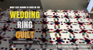 Square Size for Wedding Ring Quilts