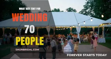 Choosing the Perfect Wedding Tent Size for 70 Guests