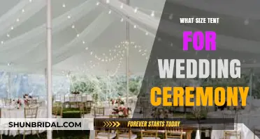 Choosing the Perfect Tent Size for Your Dream Wedding Ceremony