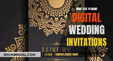 Digital Wedding Invites: Sizing for the Perfect Design