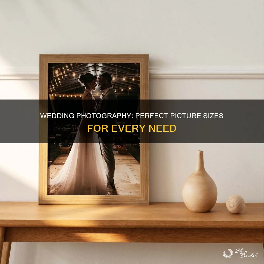 what size to save pics for wedding photography