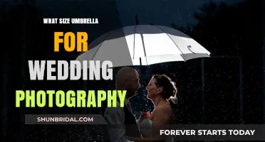 Umbrella Size for Wedding Photography: A Guide