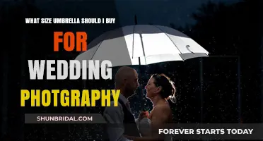 Choosing the Perfect Umbrella Size for Stunning Wedding Photography Shots