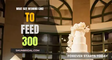 Wedding Cake for 300: How Big of a Cake Do You Need?