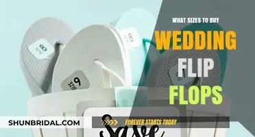 Choosing the Right Wedding Flip Flop Sizes: A Comfortable Fit Guide
