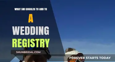 Ski Goggles: A Wedding Registry Essential