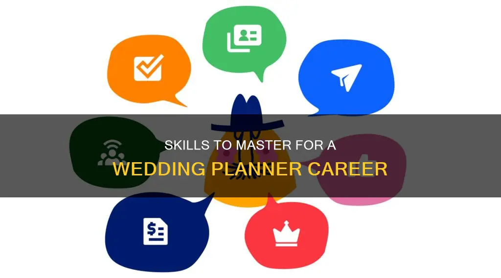 what skills do I need to be a wedding planner