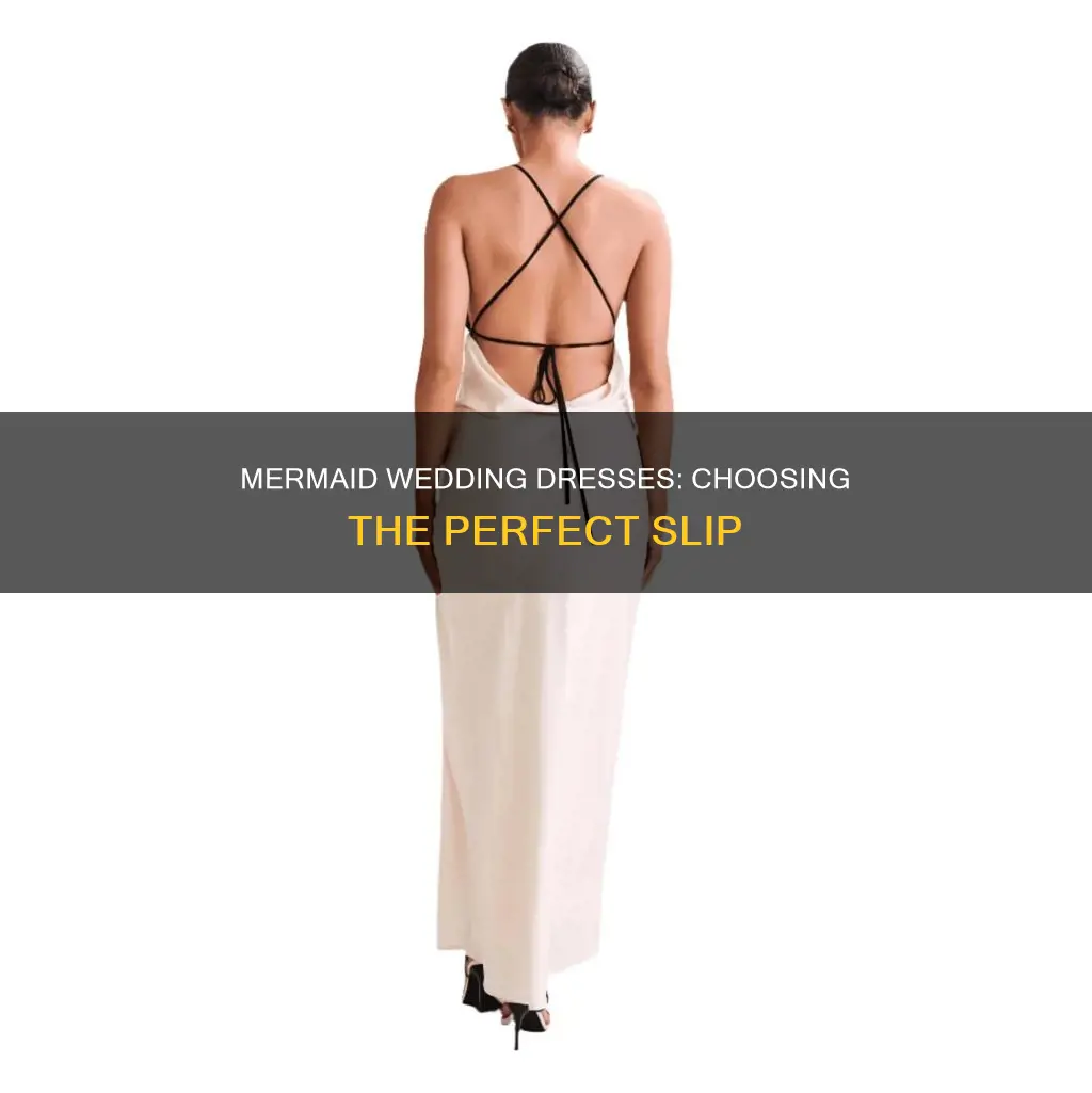 what slip to wear under mermaid wedding dress