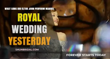 Elton John's Royal Wedding Performance: The Song That Moved Markle