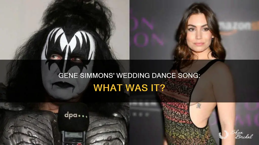 what song did gene simmons dance to at his wedding