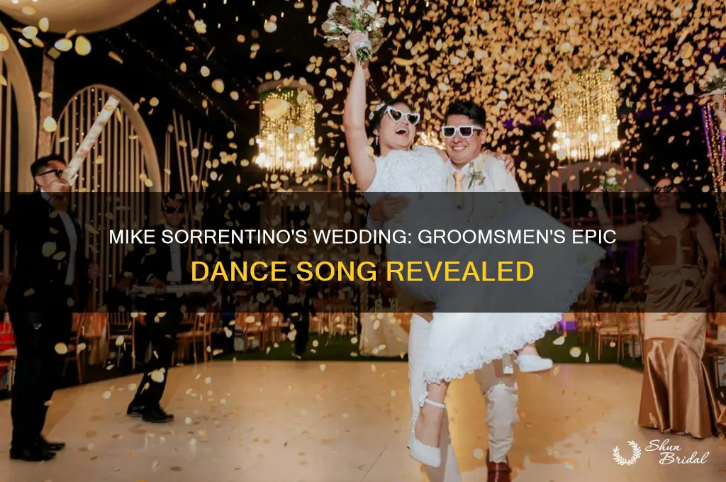 what song did groomsmen dance to at mike sorrentino wedding