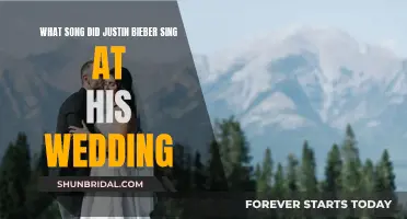 Justin Bieber's Wedding Song Choice Revealed