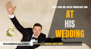 Justin Timberlake's Wedding Song Choice Revealed