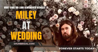 Liam's Wedding Serenade to Miley: Song Choice Revealed